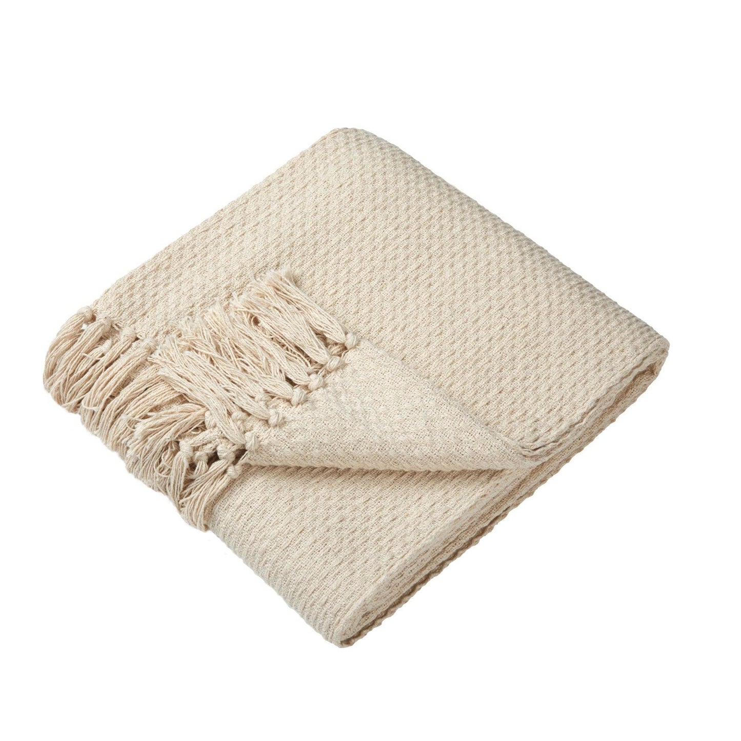 Hayden Throw by Drift Home in Cream: 130 x 180cm