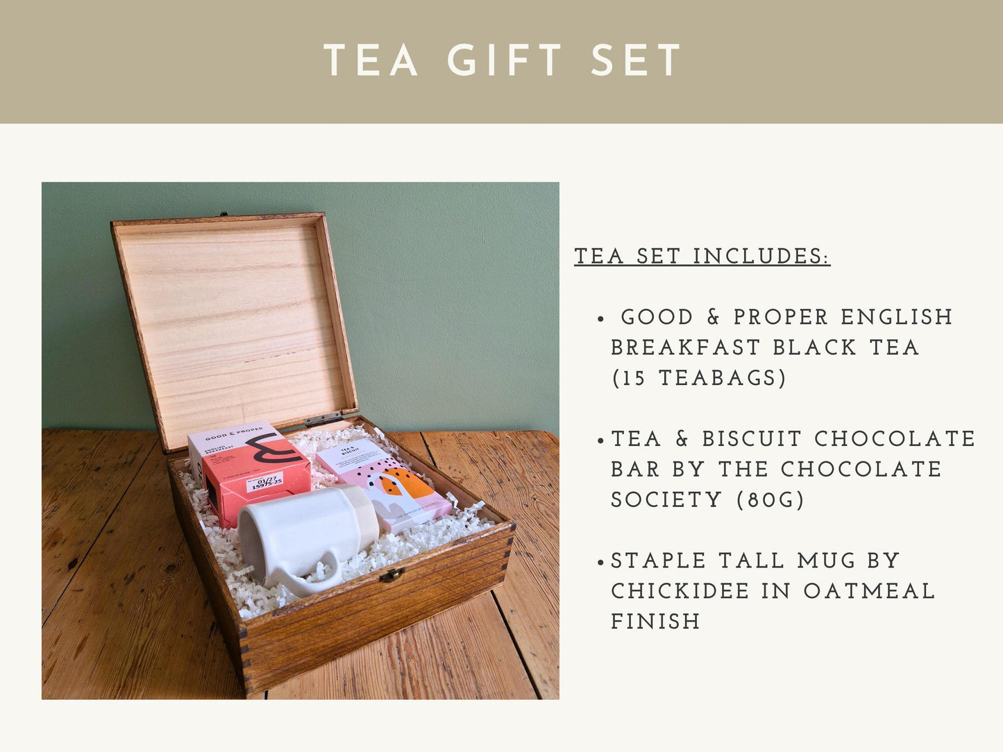 New Dad Survival Kit with Coffee or Tea Gift Set Options | Personalised First Fathers Day Baby Keepsake Memory Box Engraved Wooden Gift Box
