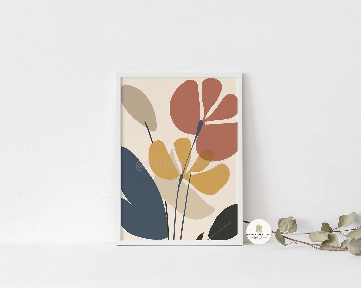 a picture of a plant on a shelf