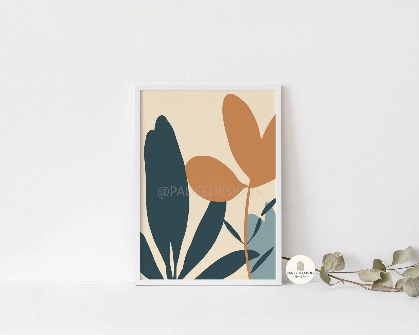 a picture of a plant on a shelf