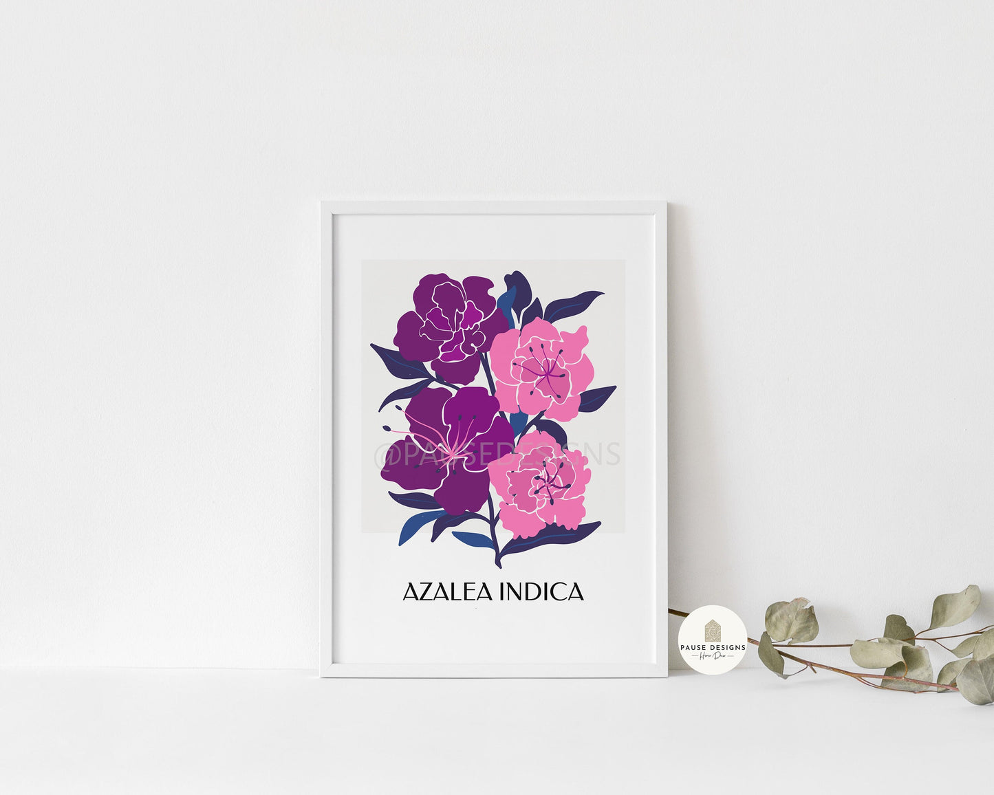 a picture of some flowers on a shelf
