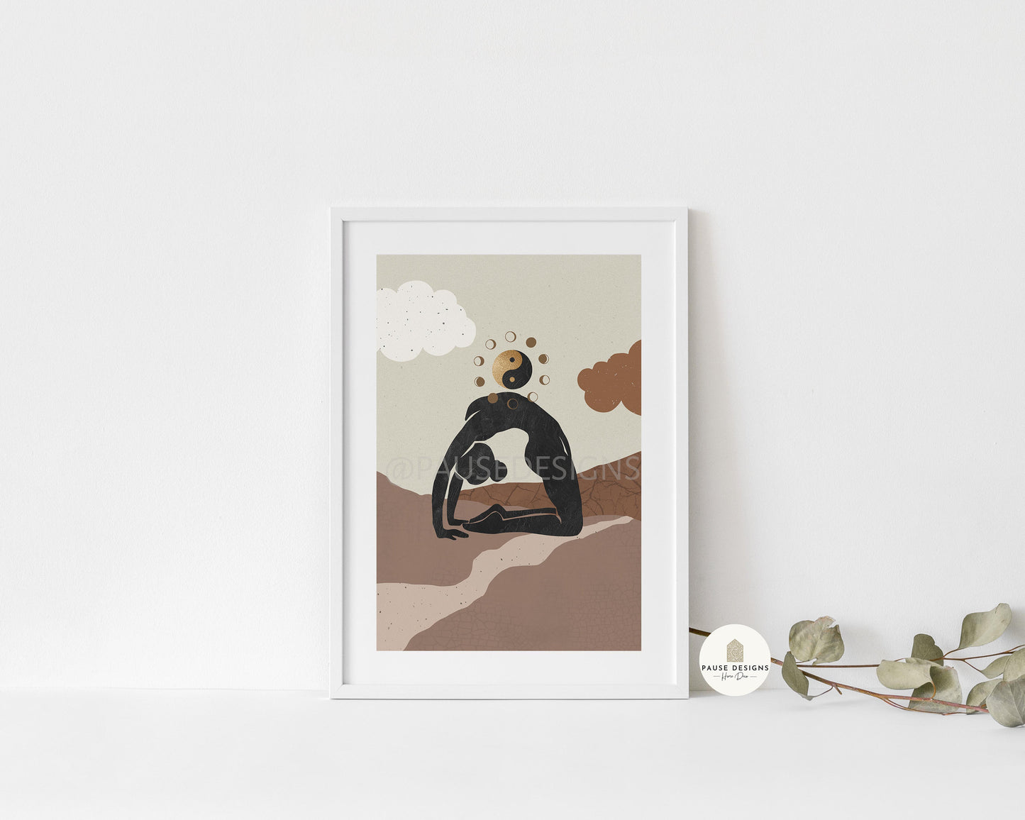 a picture of a person sitting in a yoga position