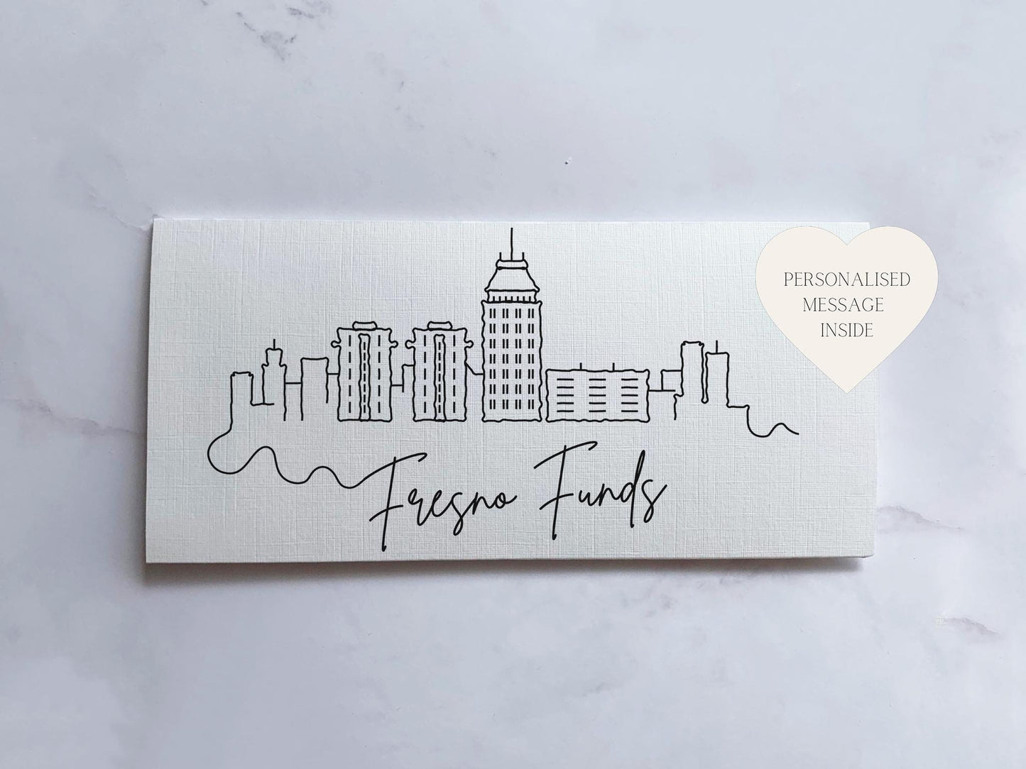 a piece of paper with a picture of a city on it