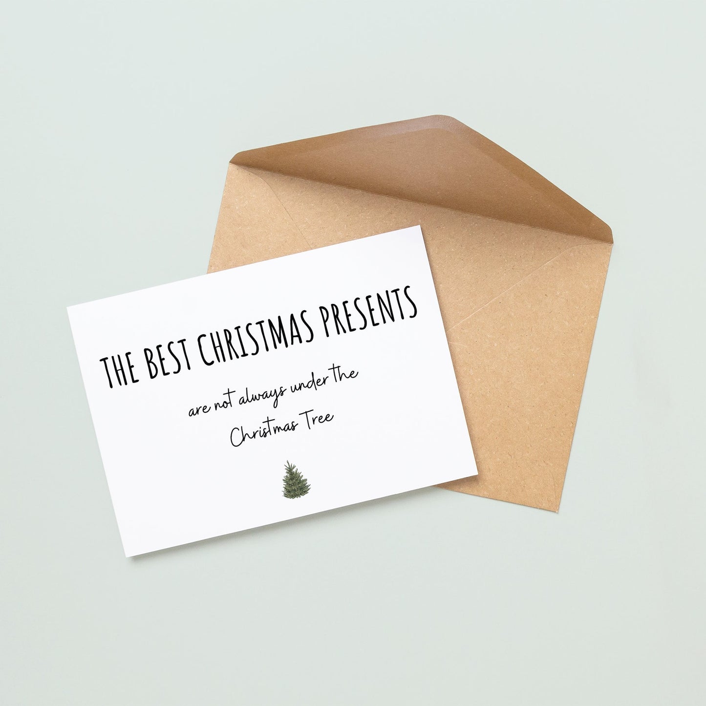 Christmas Surprise Pregnancy Baby Announcement Christmas Card | Xmas Card | A6 Card | Baby Reveal Idea | Pregnancy Announcement Card