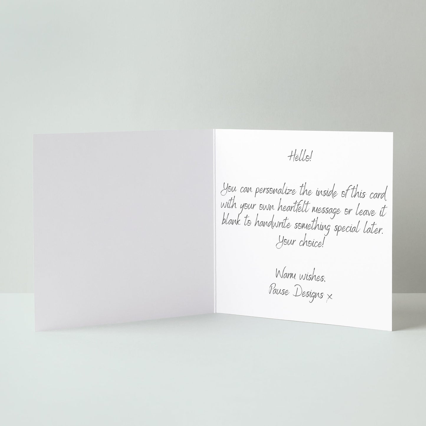 Merry Christmas Card for Girlfriend Luxury Partner Greeting Card Festive Holiday Gift for Her