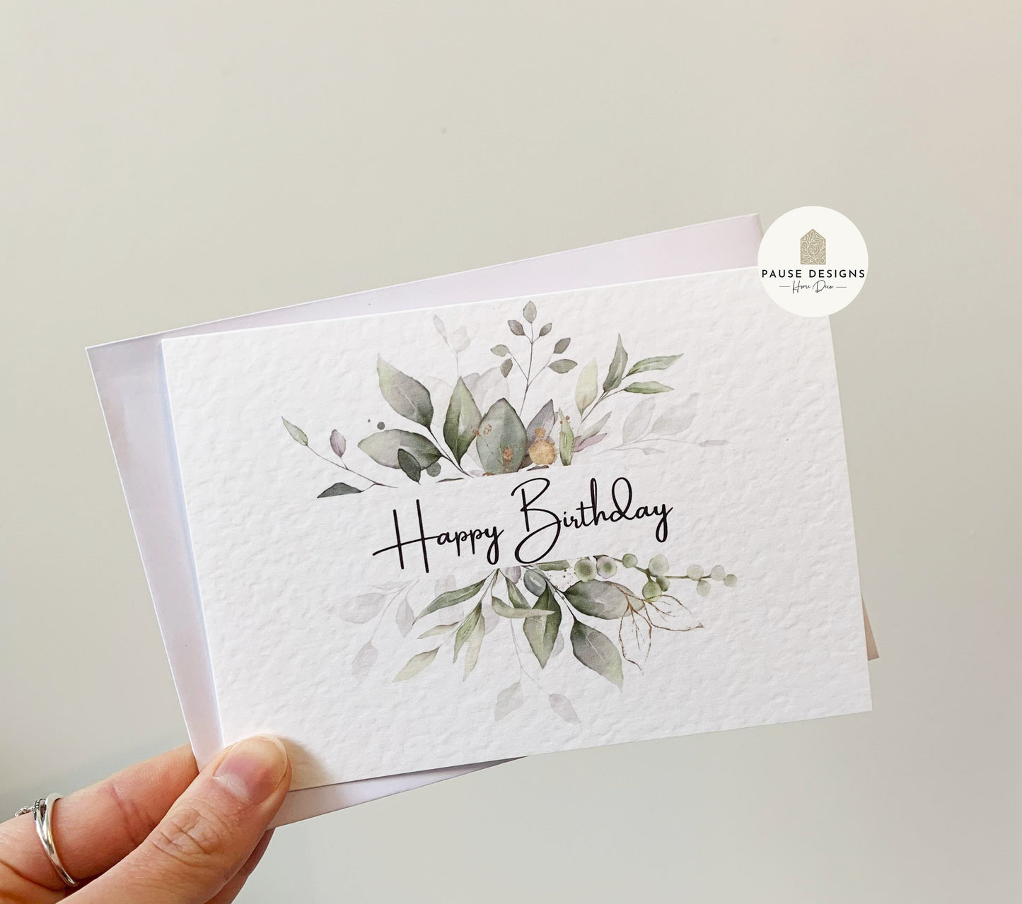 Happy Birthday Botanical Birthday Greeting Card