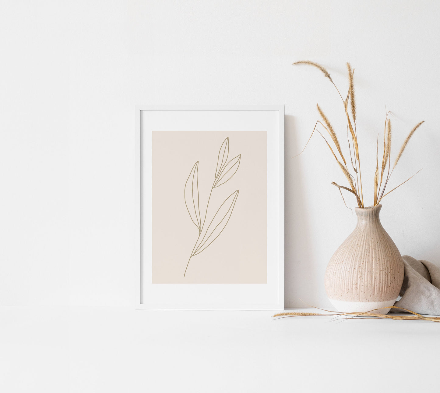 Neutral Flower Wall Art Prints | UNFRAMED PRINTS | Set of 3 Prints | Home Décor Print | Botanical Art | Minimalist Wall Art | Plants Art