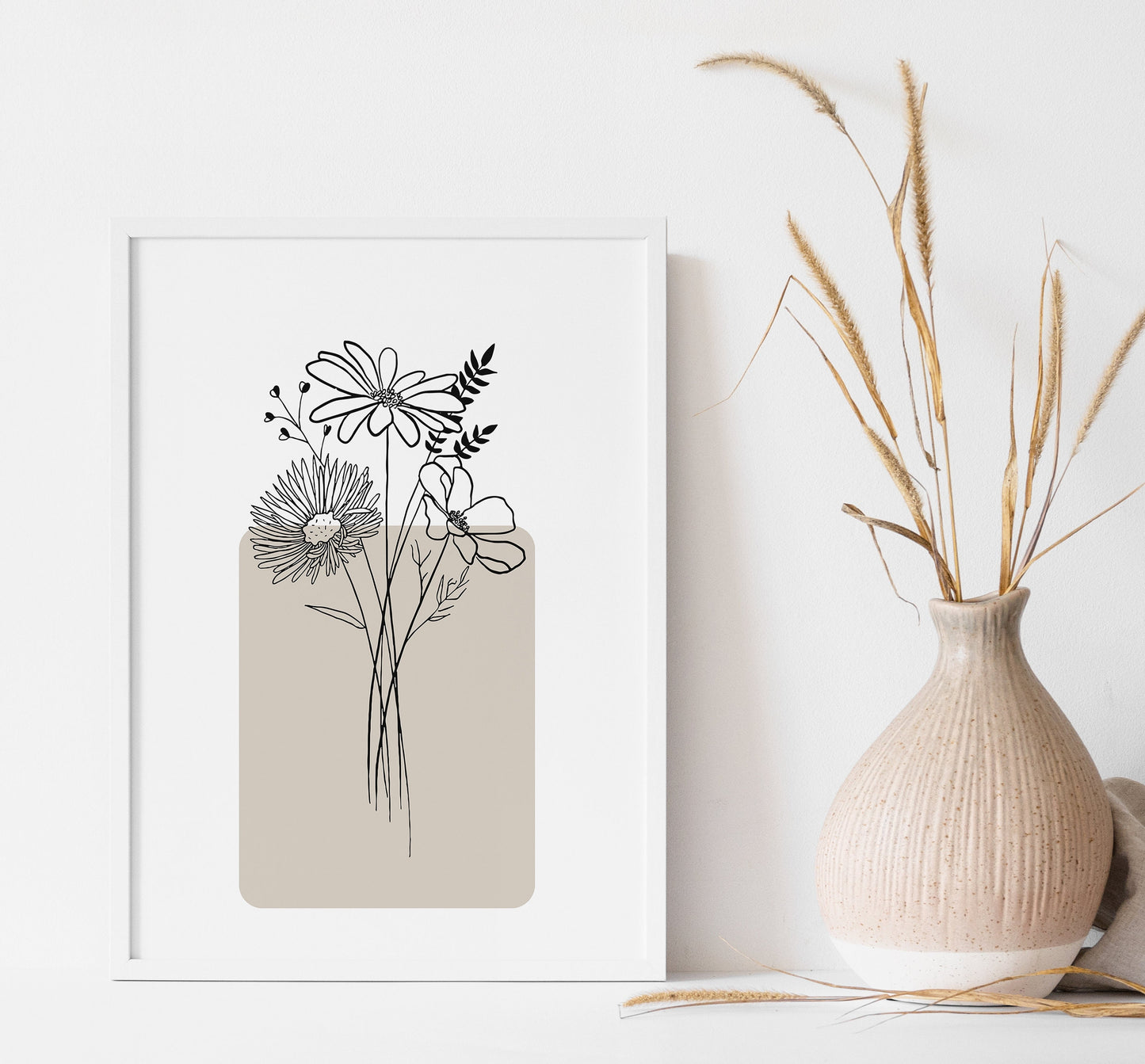Set of 3 Neutral Wall Art Prints | UNFRAMED PRINT | Botanical Wall Art | Plant Wall Art | Neutral Home Decor |