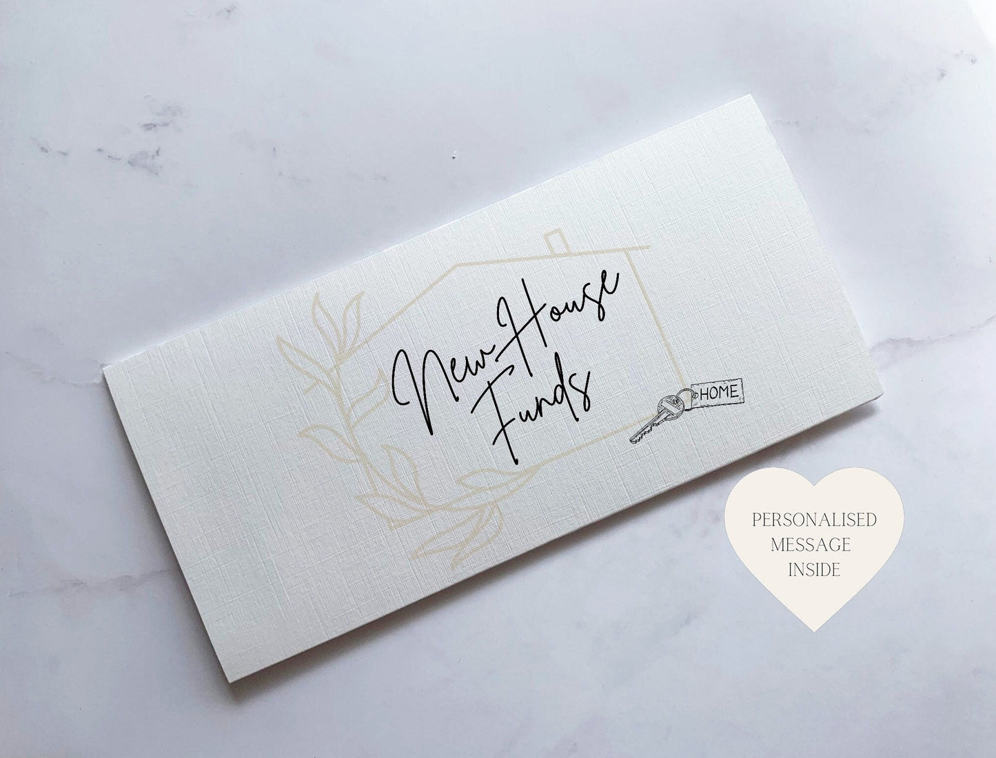 House Warming Money Wallet Card | Custom Cash Envelope Wallet For New Home Gift | New House Present | Congratulations Card | Birthday Gift