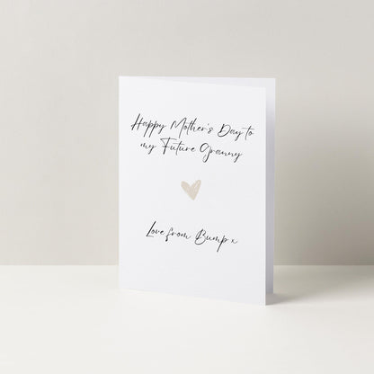 To My Future Granny Mother's Day Card - Love from Bump Mother's Day Card, Soon-to-be Nana Card, Mothers Day Card, Grandparent Card, Mum Gift