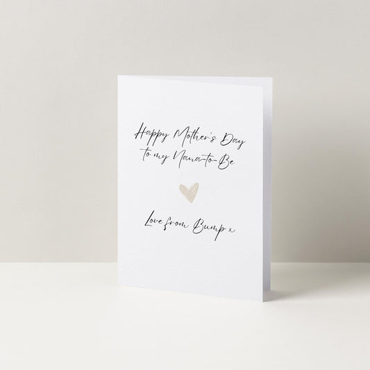 To My Nana-to-be Mother's Day Card - Love from Bump Mother's Day Card, Soon-to-be Nana Card, Mothers Day Card, Grandparent Card, Mum Gift