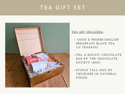 New Dad Survival Kit with Coffee or Tea Gift Set Options | Personalised First Fathers Day Baby Keepsake Memory Box Engraved Wooden Gift Box