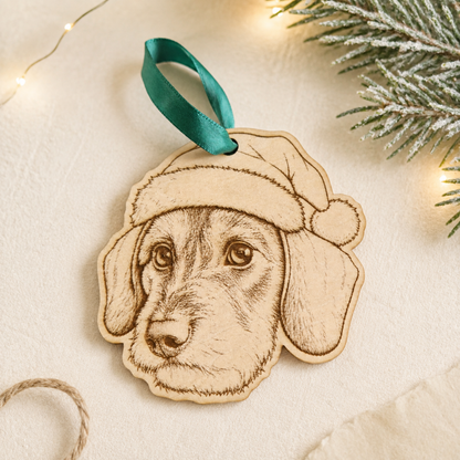Personalized Dog Christmas Decoration