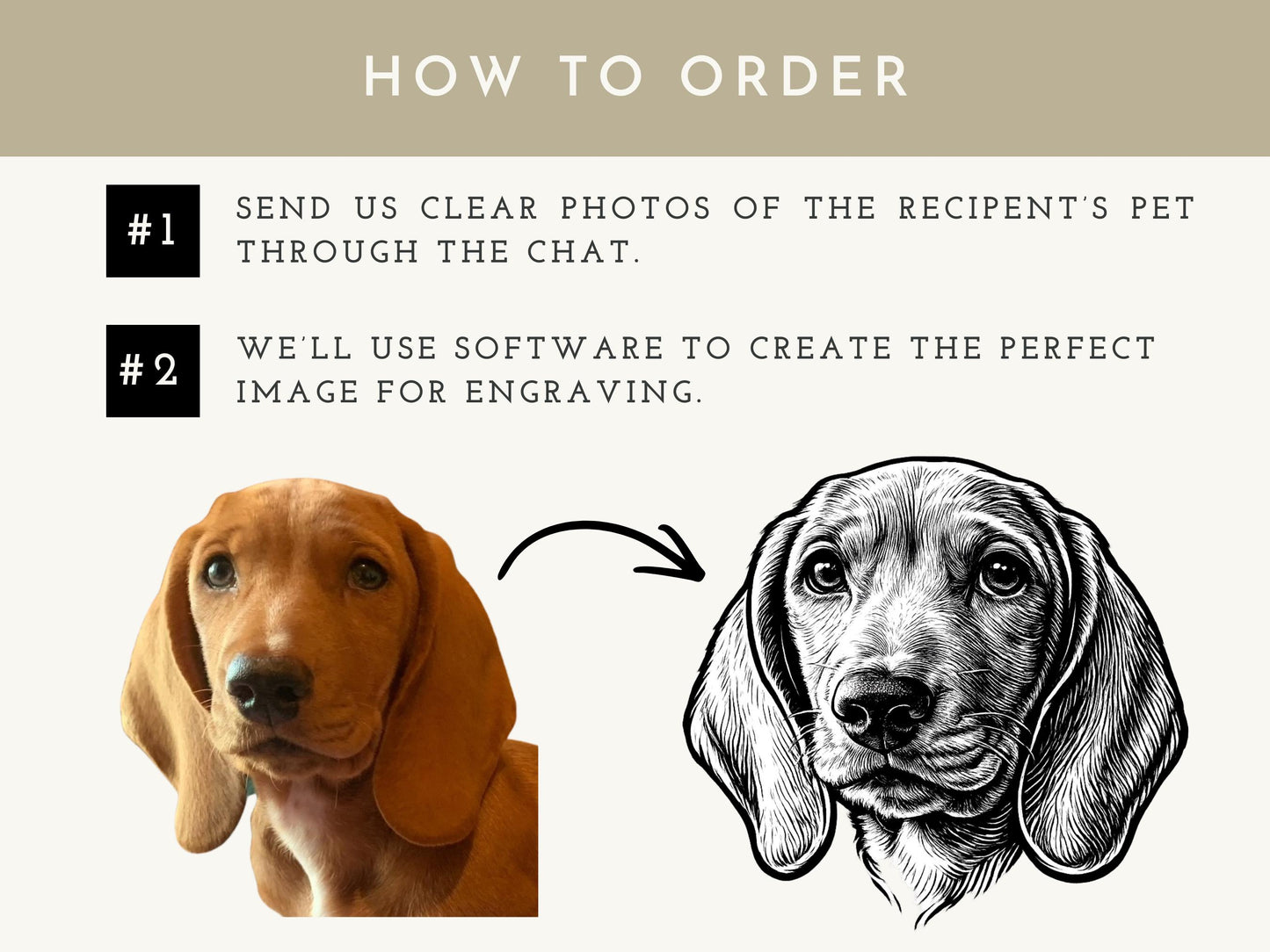 Personalized Pet Portrait Necklace | Custom Dog or Cat Engraved Gift for Pet Moms & Dads, Pet Loss Memorial Jewelry, Animal Lover Keepsake