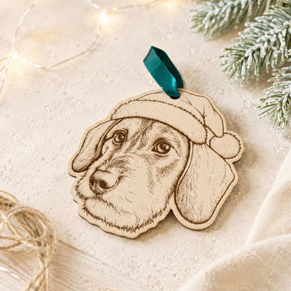 Personalized Dog Christmas Decoration