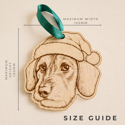Personalized Dog Christmas Decoration