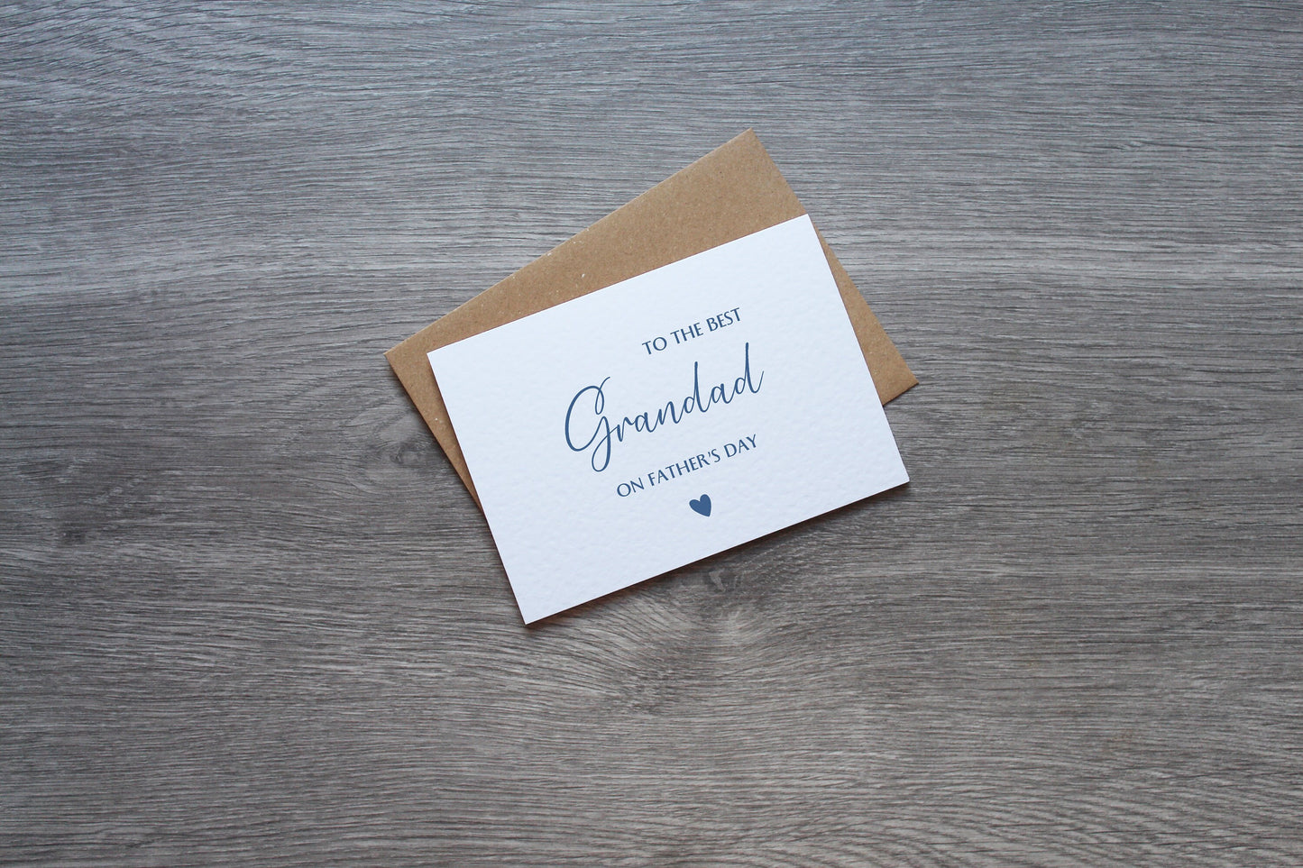 To The Best Grandad On Father's Day Card | Cards For Grandad | Father's Day Gift From Grandchild |  Minimalist Cards | Best Grandad Card