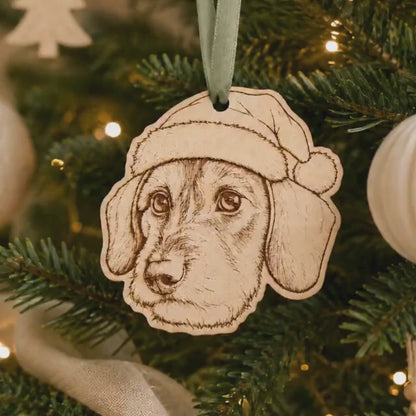 Personalized Dog Christmas Decoration