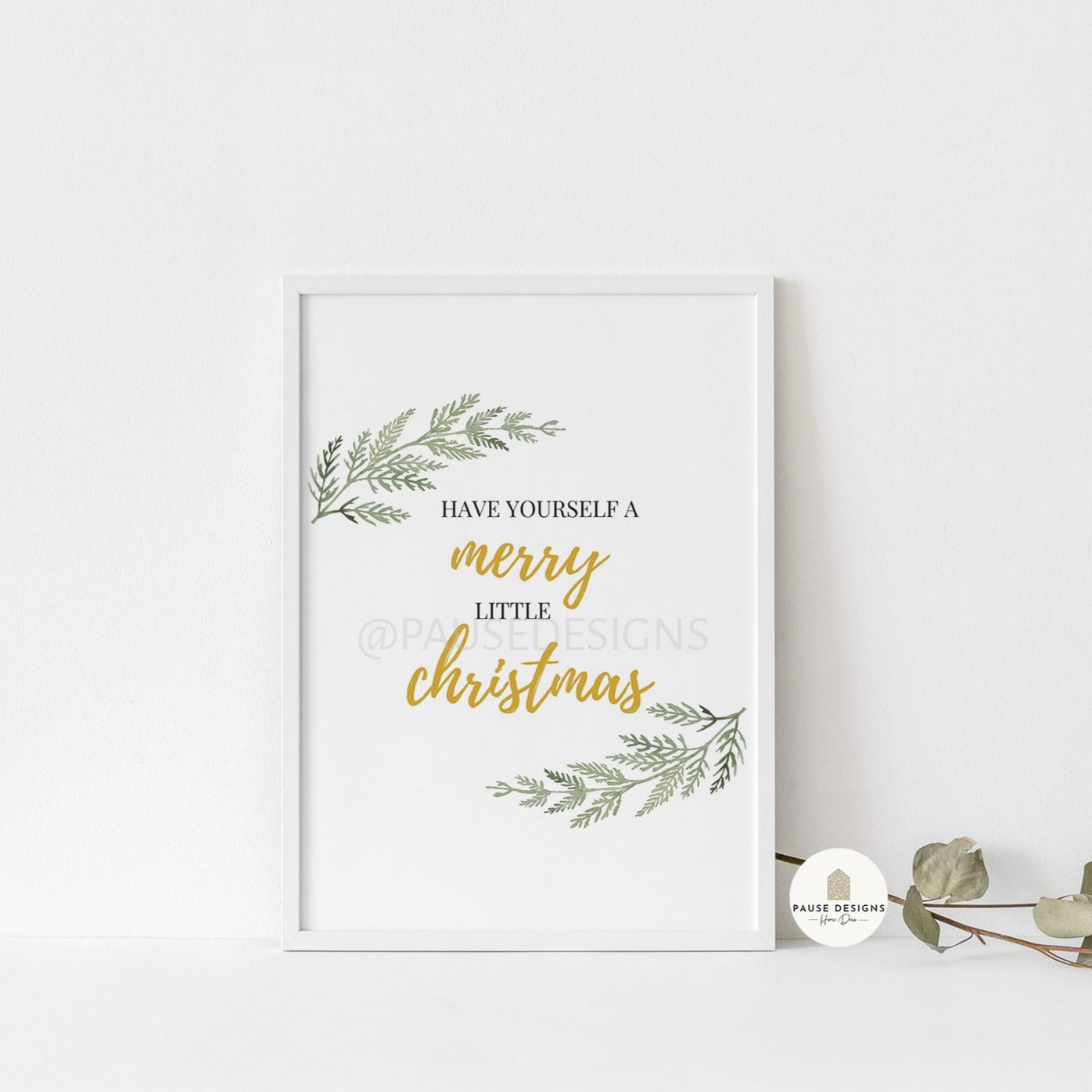 Have Yourself A Merry Little Christmas Wall Art Print