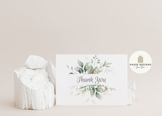 Botanical Thank You Postcards | Baby Shower | Wedding