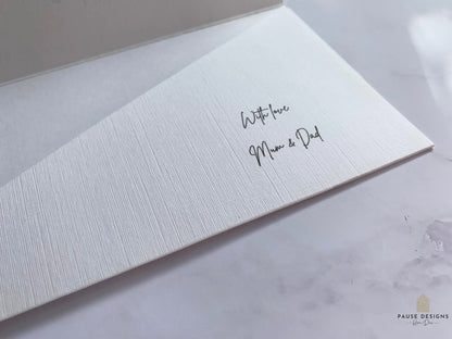 Personalised Spa Day Funds Money Wallet | Gift Money Wallet | Cash Envelope | Birthday Present | Treat Card