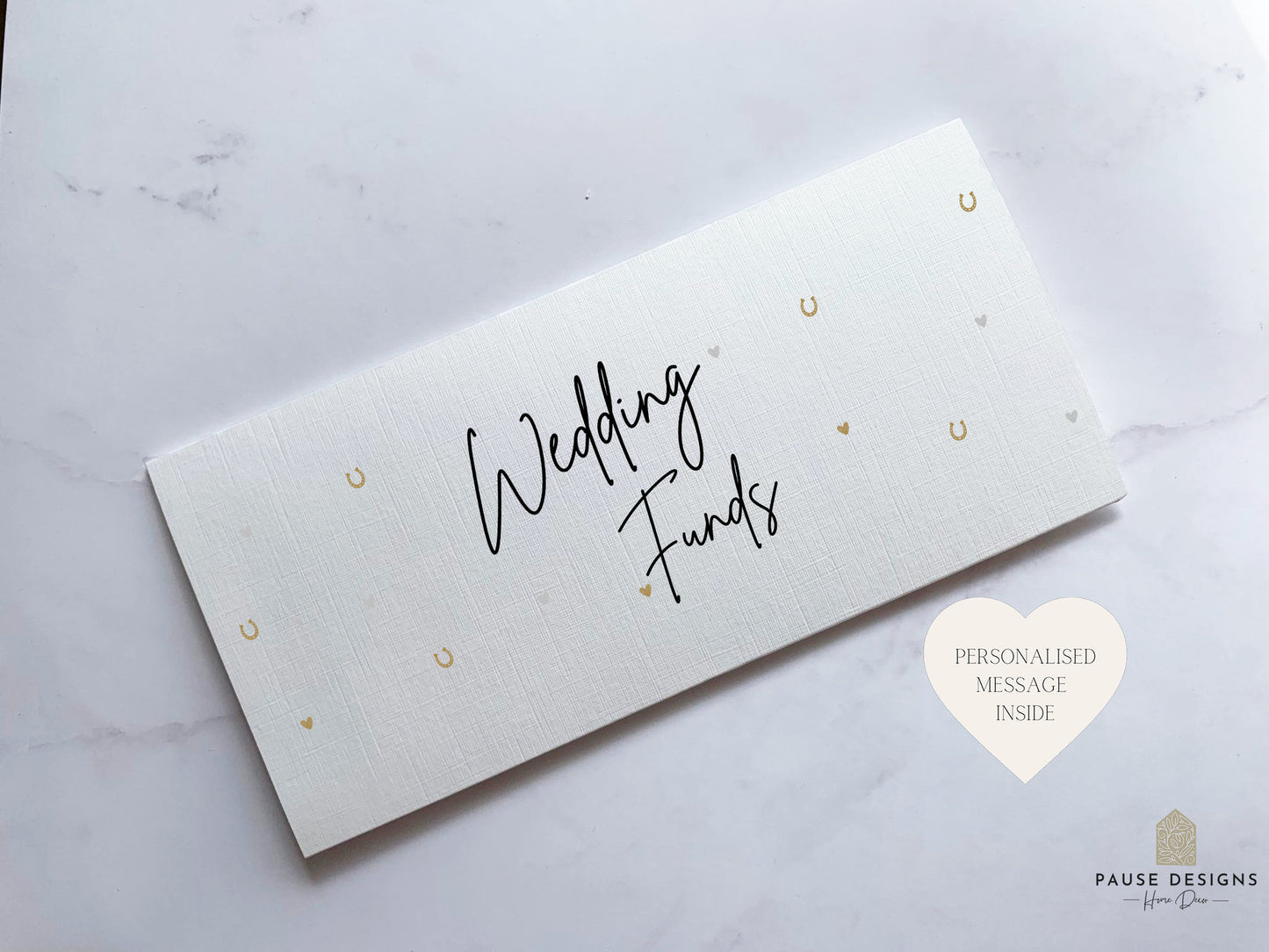 Personalised Wedding Funds Money Wallet | Engagement Gift Money | Cash Envelope | Engagement Present | Congratulations Card | Engaged Card