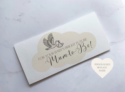 Mom to Be Baby Shower Money Wallet Card | Perfect New Baby Boy, Baby Girl Gift | Welcome To The World