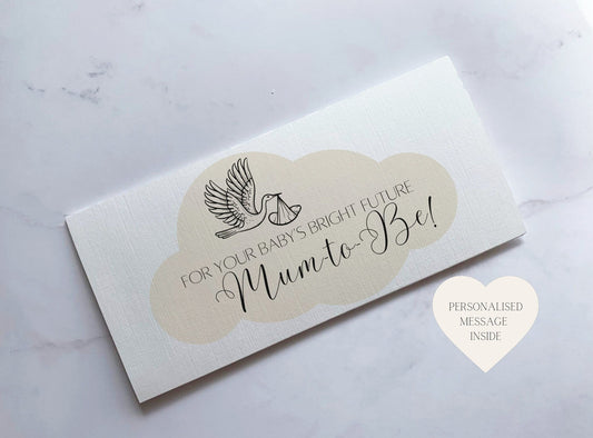 Mum to Be Baby Shower Money Wallet Card | Perfect New Baby Boy, Baby Girl Gift | Welcome To The World