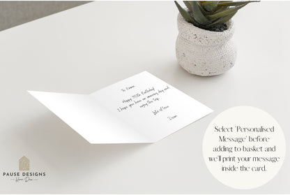 Personalised Good Luck In Your New Job Card | A6 Card | Good Luck Card | Card For Work | Leaving Job Card Gift | Congratulations Card