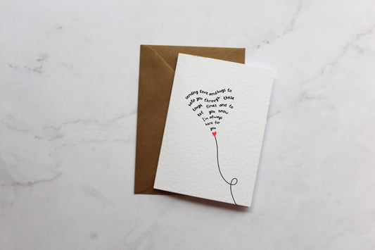 Thinking Of You Card For Friend | A6 Card | Sorry For Your Loss | Friend Bereavement Card | Deepest Sympathy Gift | Robin Card